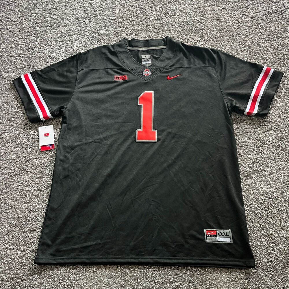 NEW Nike Ohio State Buckeyes Justin Fields Jersey Football Black Mens 3XL NCAA
